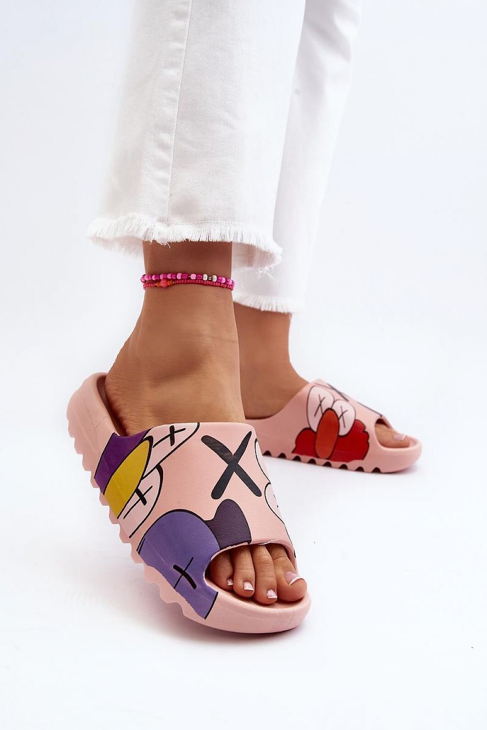 Cartoon Print Flip-Flops