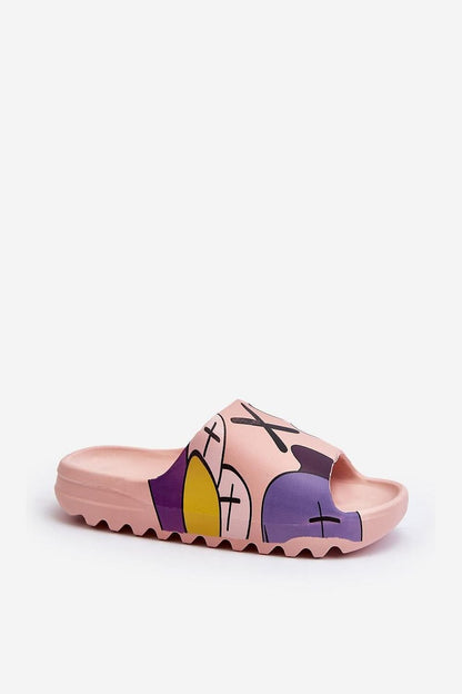 Cartoon Print Flip-Flops