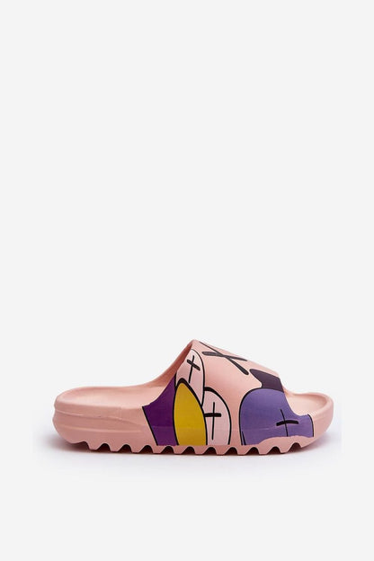 Cartoon Print Flip-Flops