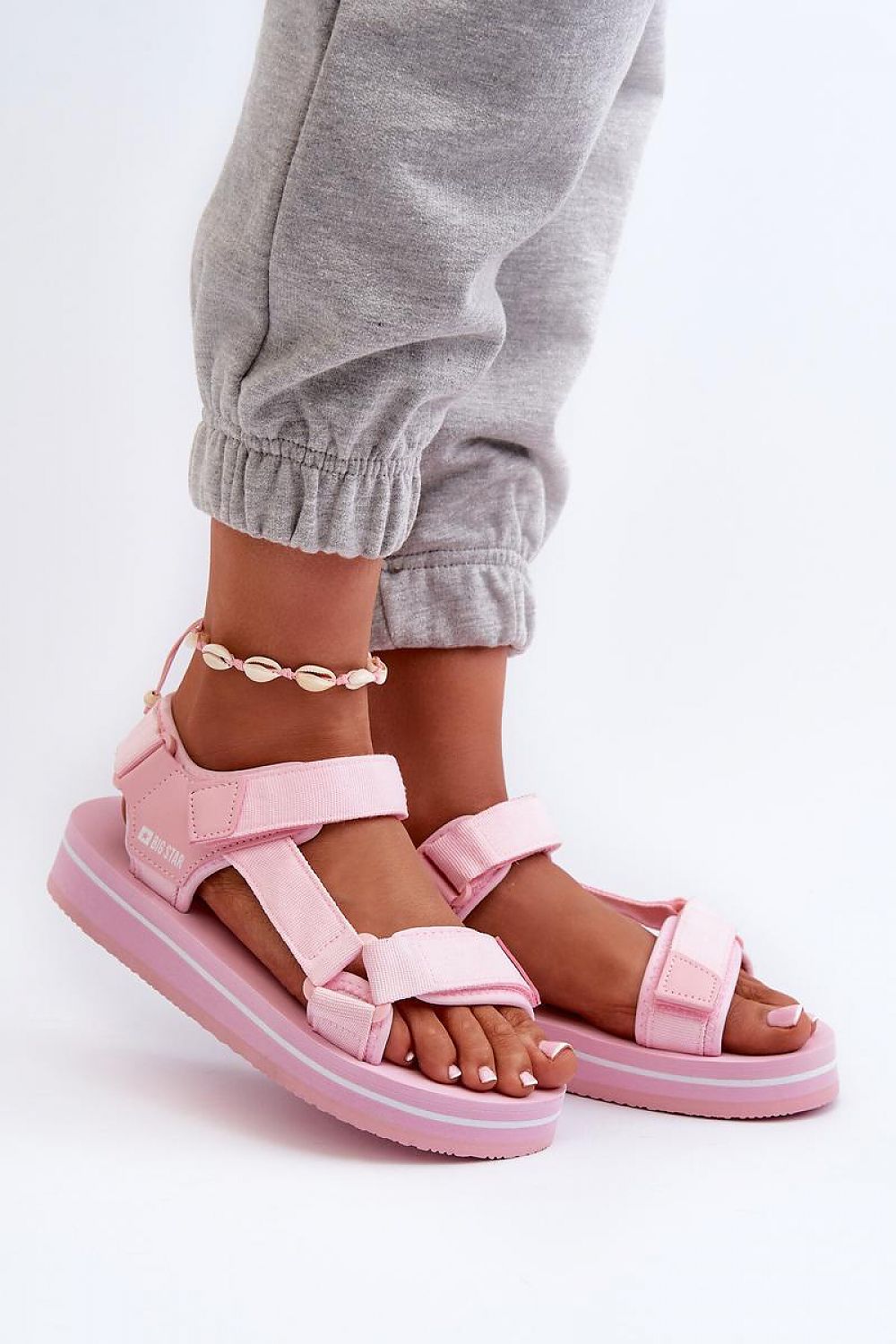 Velcro Double Strap Sandals