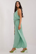 Slit High Waist Wide Leg Pants
