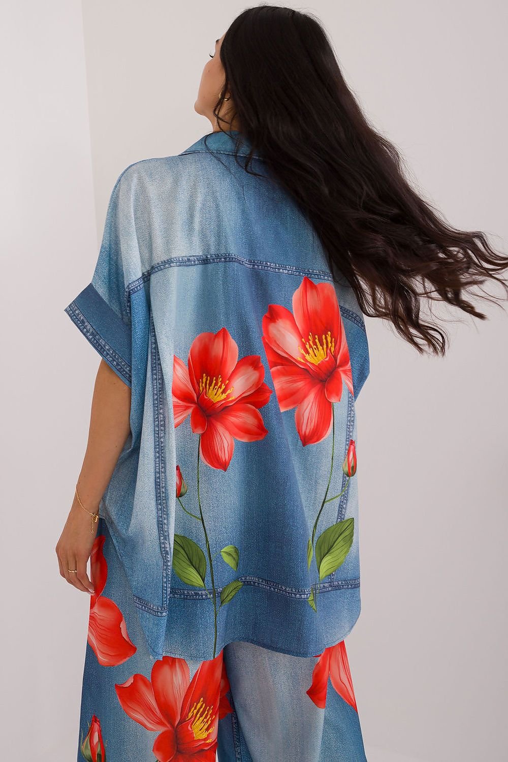 Short Sleeve Relaxed Fit Printed Shirt