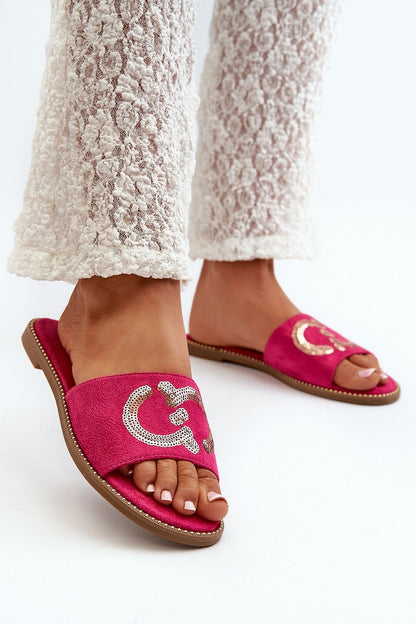 Sequin Strap Flip-Flops