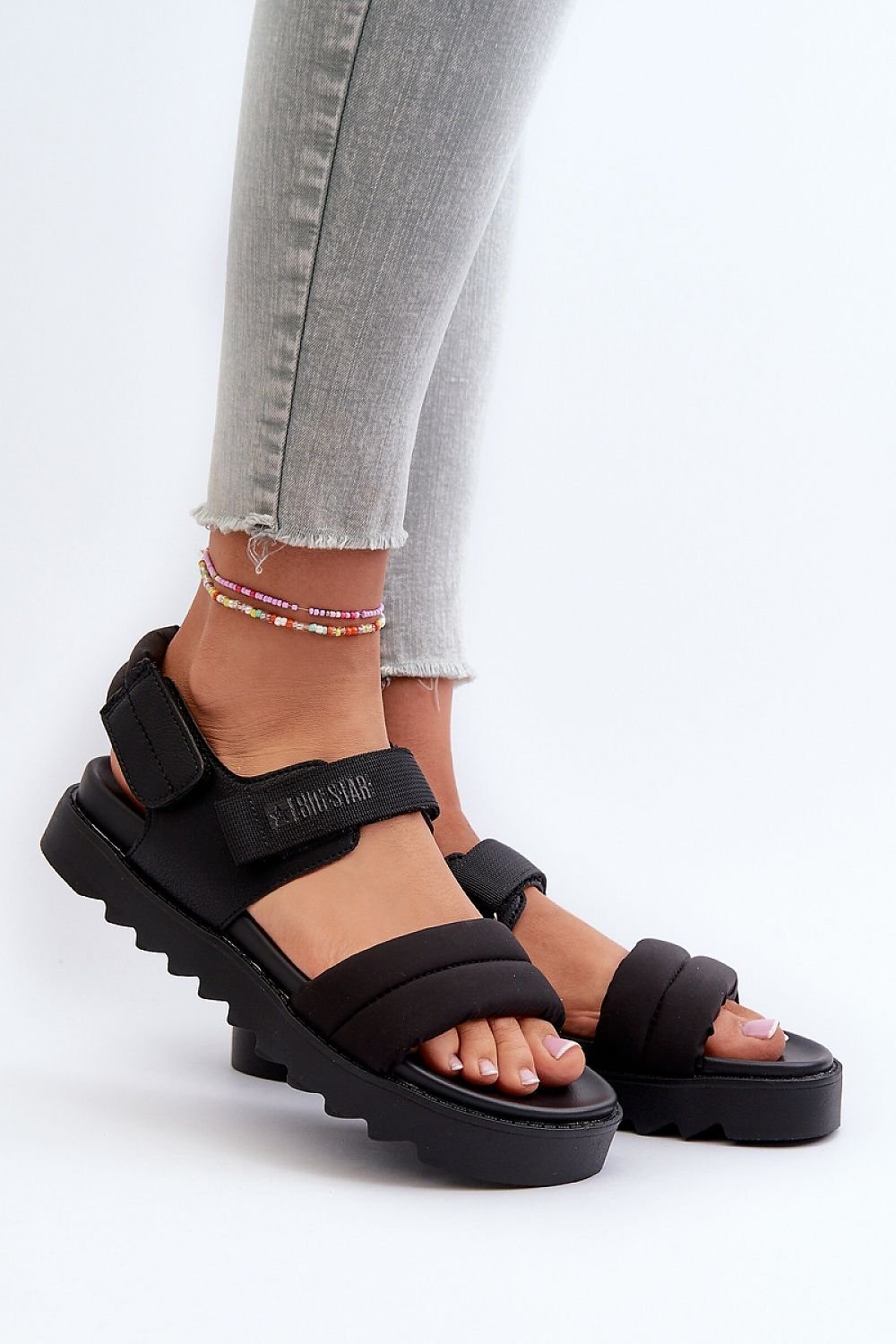 Double Strap Platform Sandals