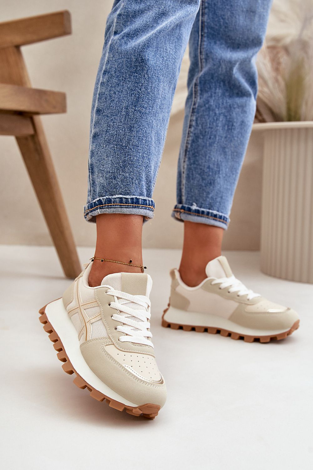 Classic Lace-Up Sneakers