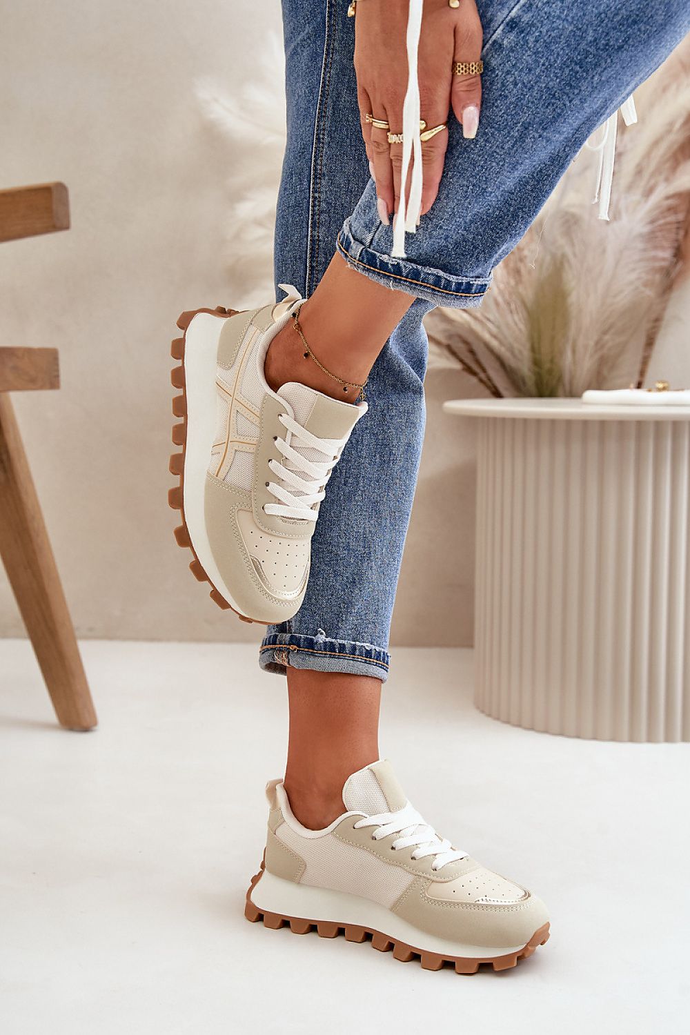 Classic Lace-Up Sneakers