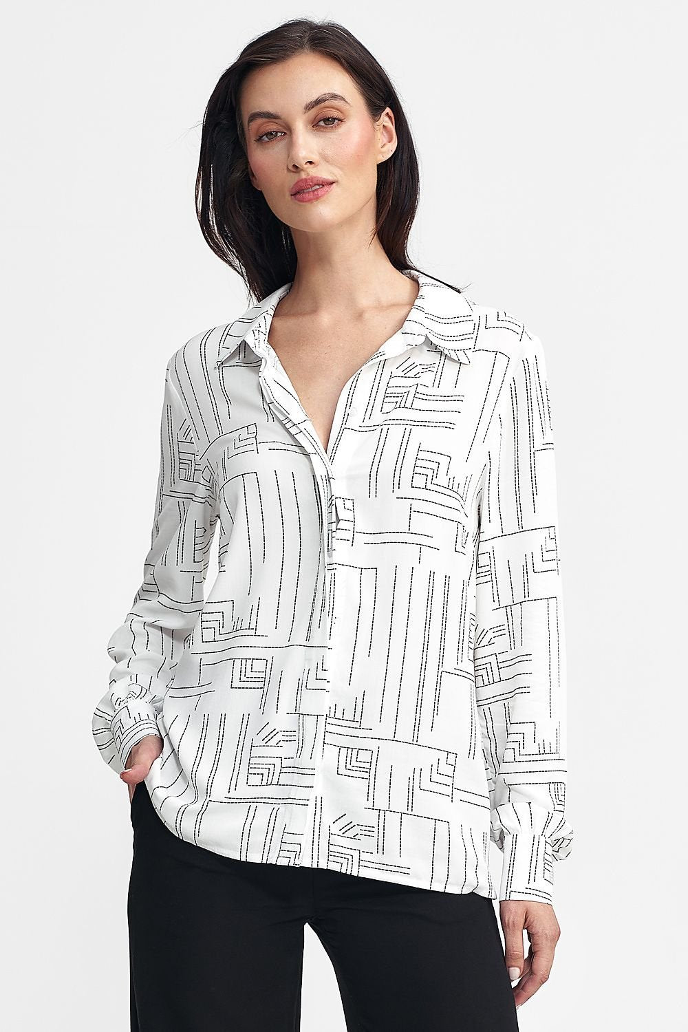 Geometric Pattern Shirt