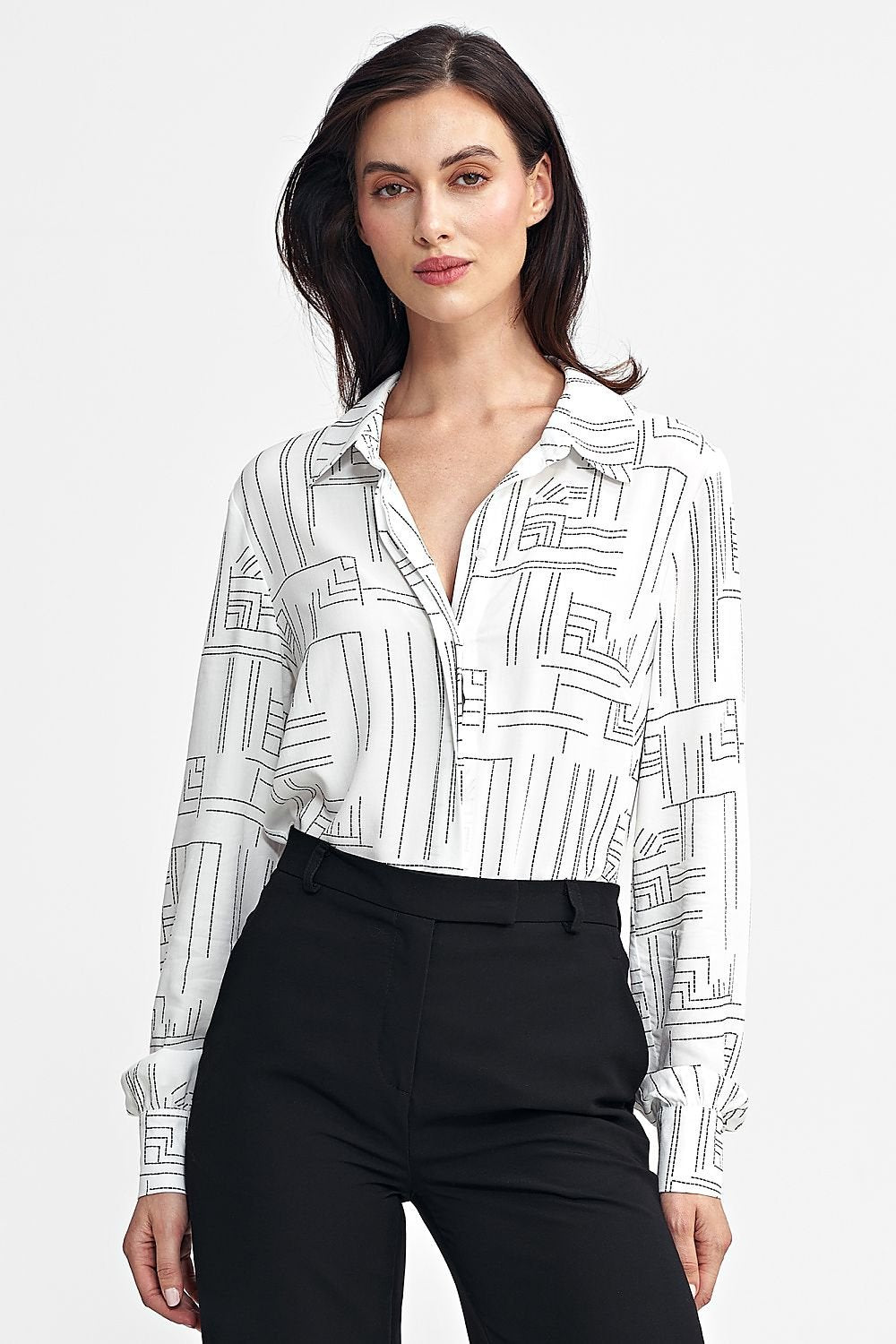 Geometric Pattern Shirt