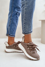 Suede Platform Sneakers