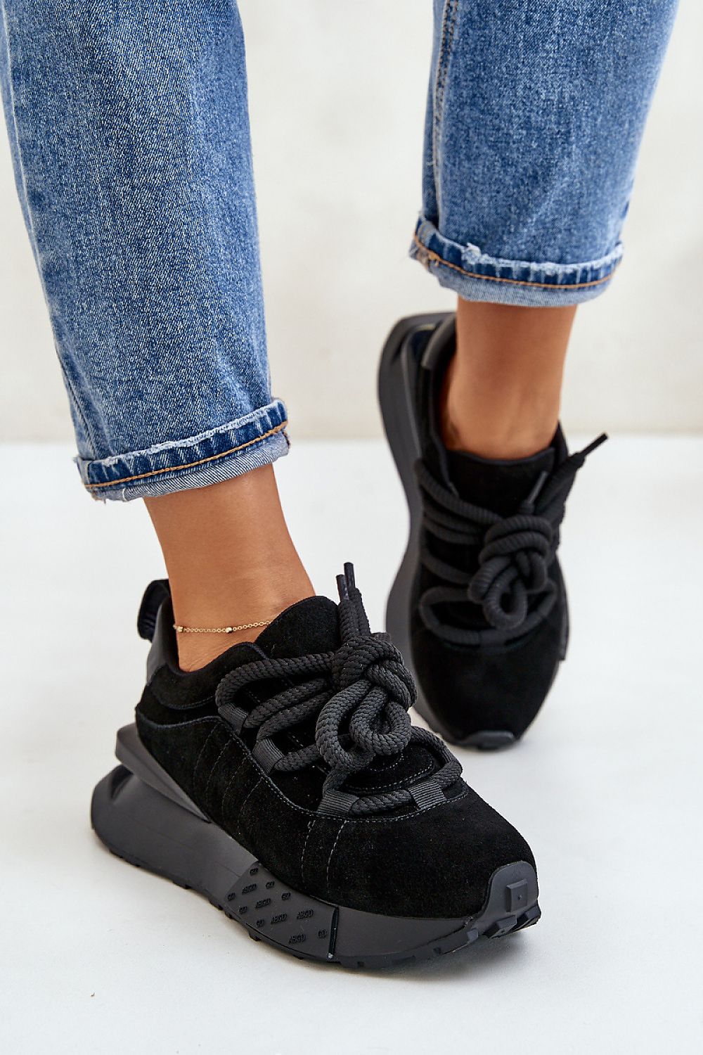 Suede Platform Sneakers