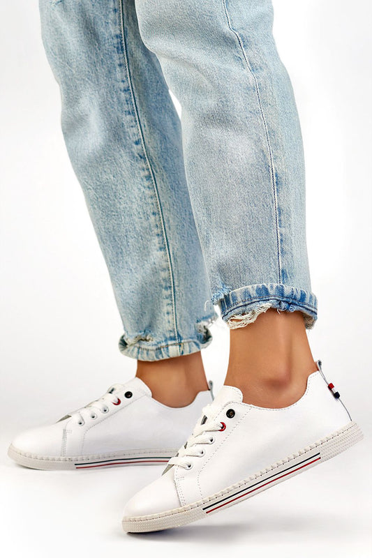 Classic Lace-Up Sneakers White