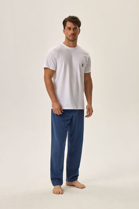 Head Men's Pajama Set White/Blue