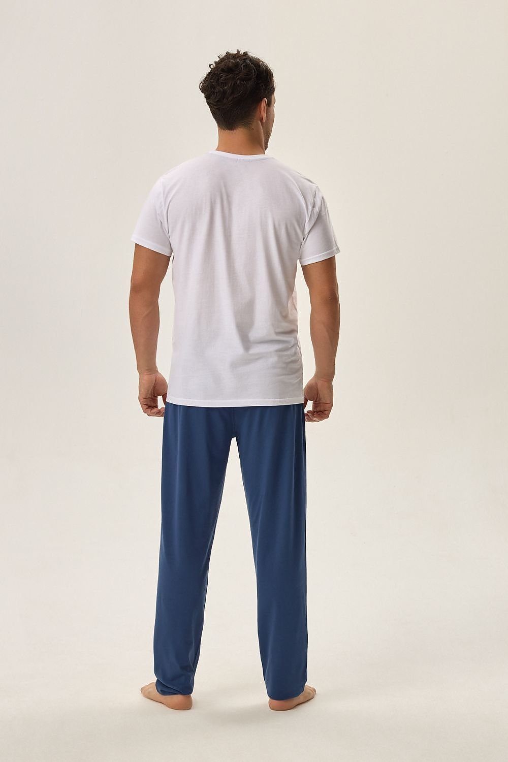 Head Men's Pajama Set White/Blue