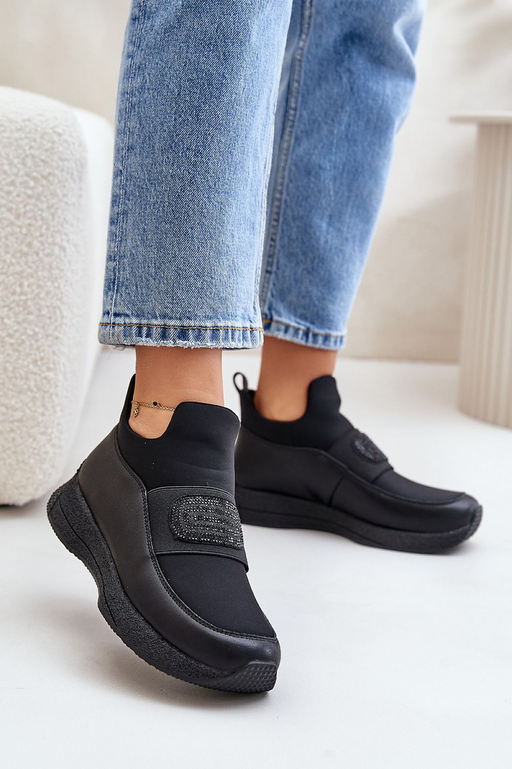 Suede Platform Sneakers