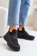 Suede Platform Sneakers