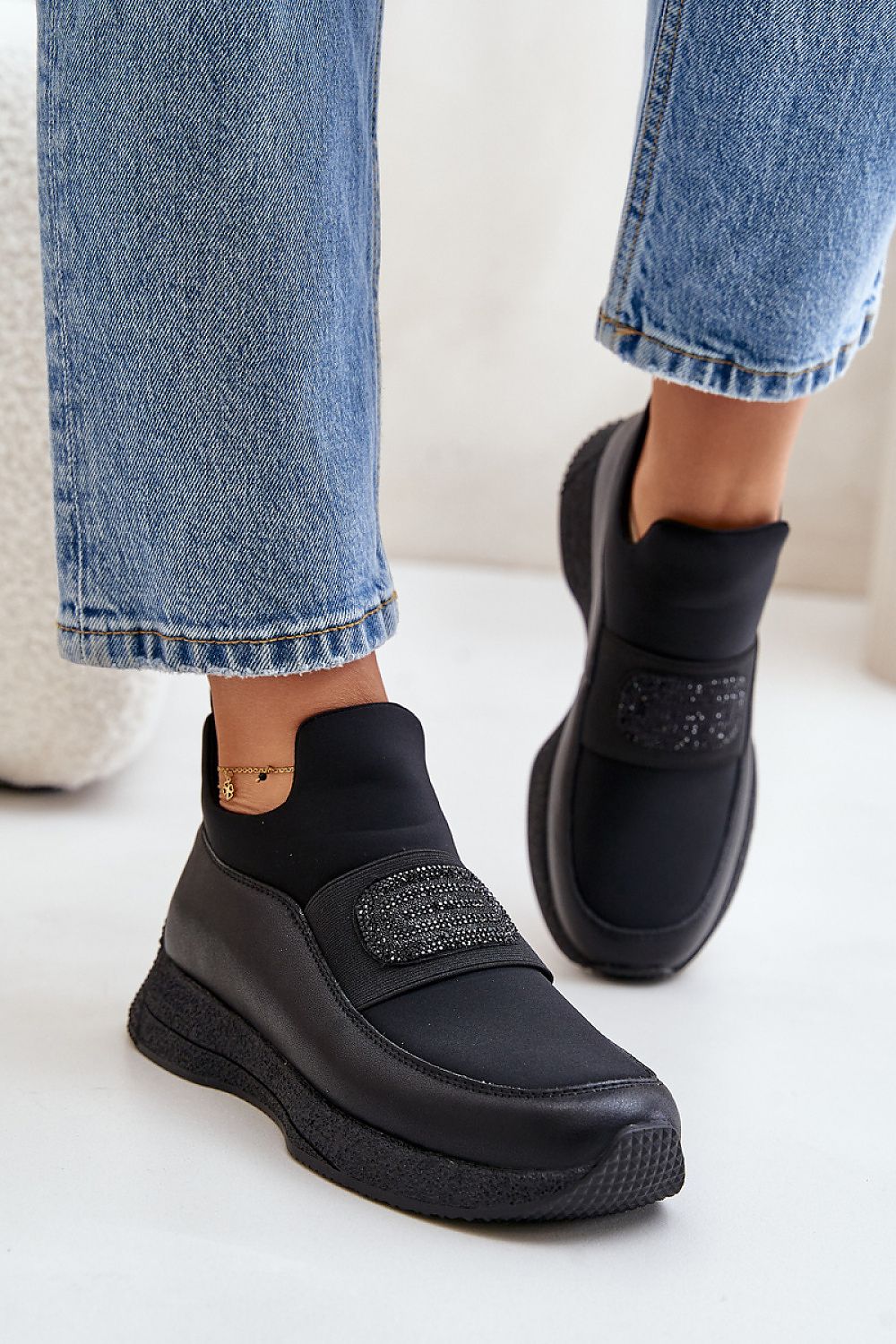 Suede Platform Sneakers