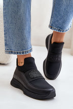 Suede Platform Sneakers