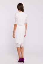 Two Layer Lace Pencil Dress