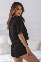 Loose Fit T-Shirt & Shorts Pajama Set