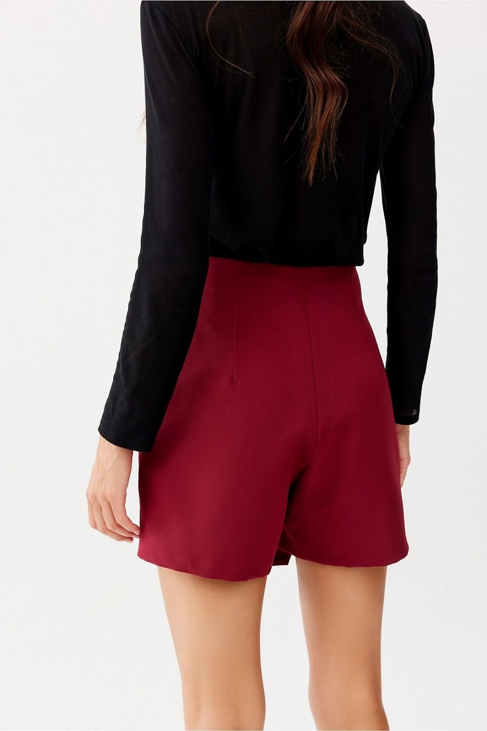 Asymmetric Flap Skirt Pants