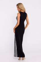 Metallic Details Maxi Dress