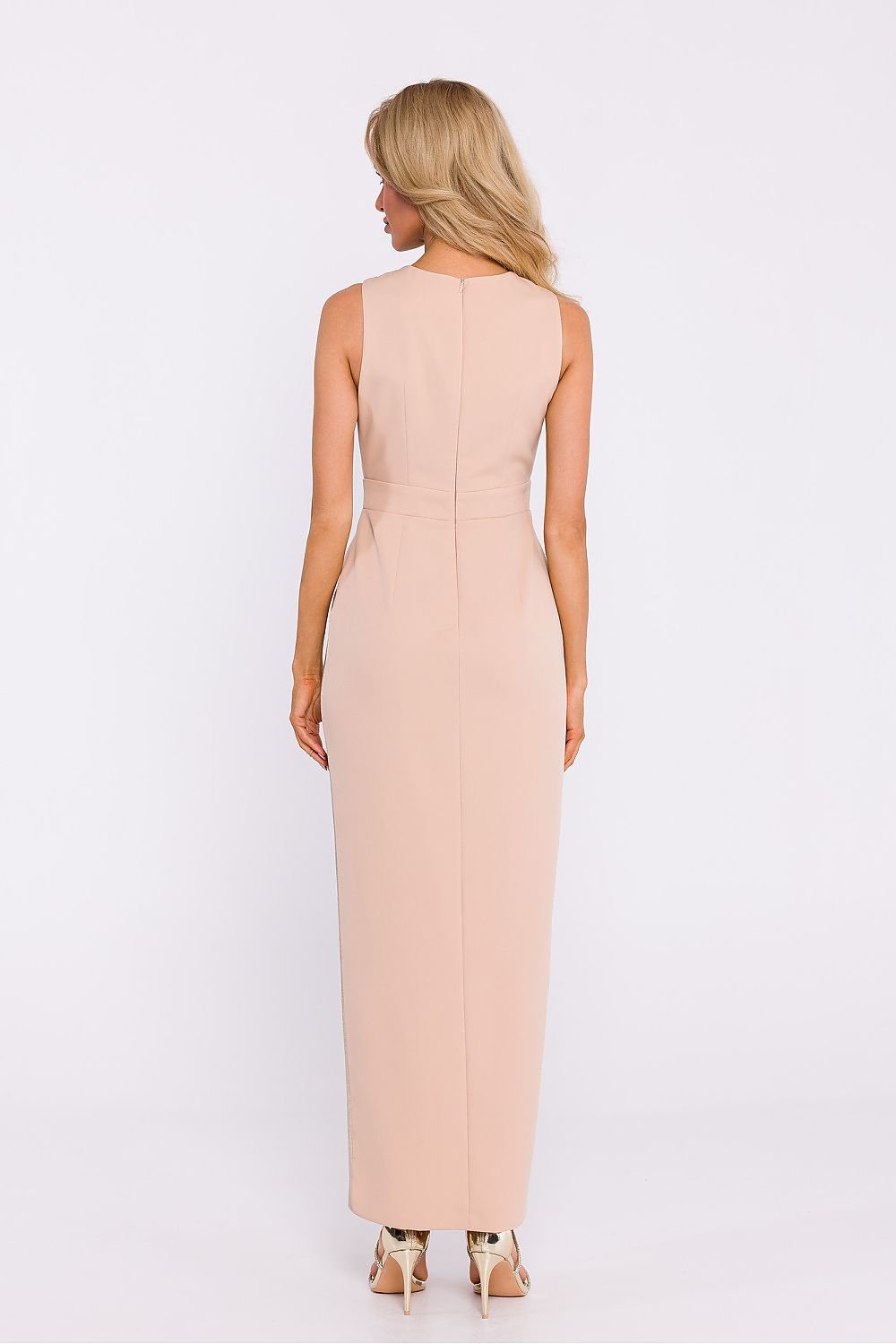 Metallic Details Maxi Dress