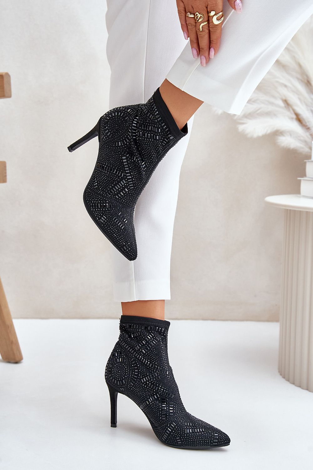 Pointed Stiletto Heel Boots