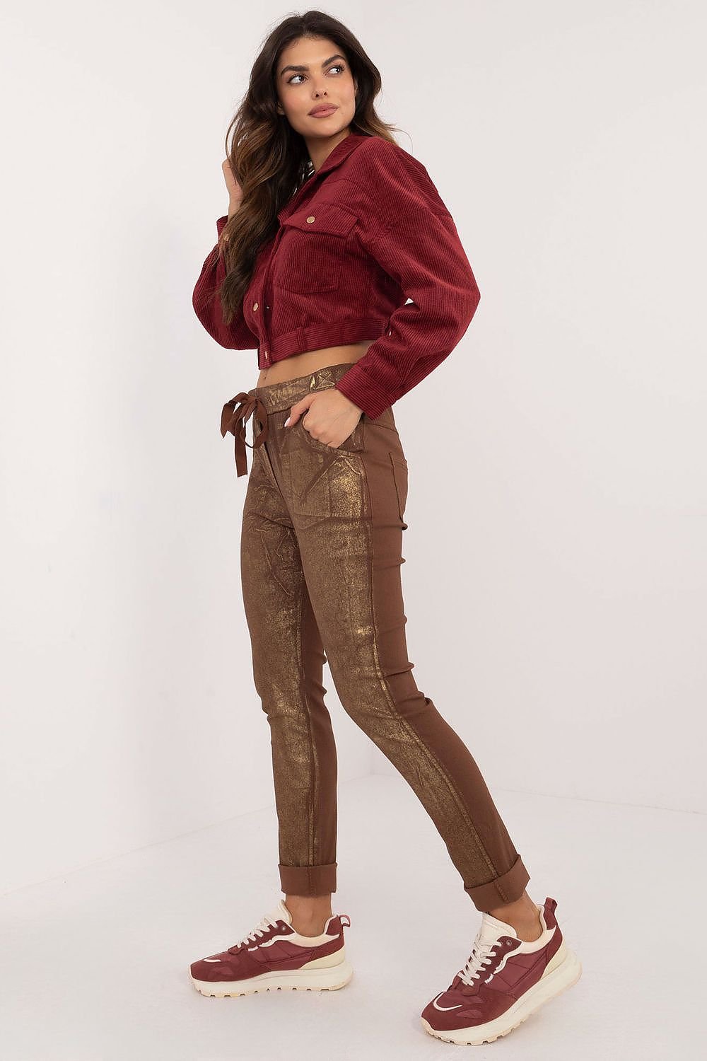 Women Glossy Pants