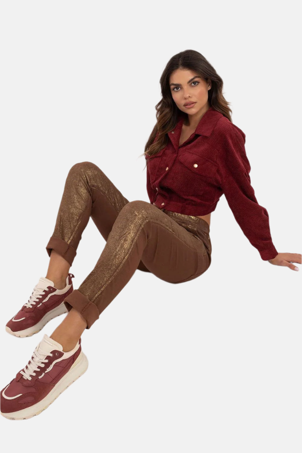 Women Glossy Pants