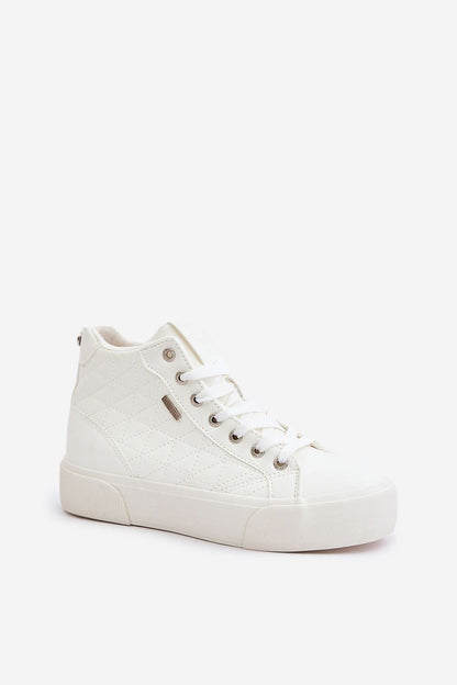 High Top Eco Leather Sneakers