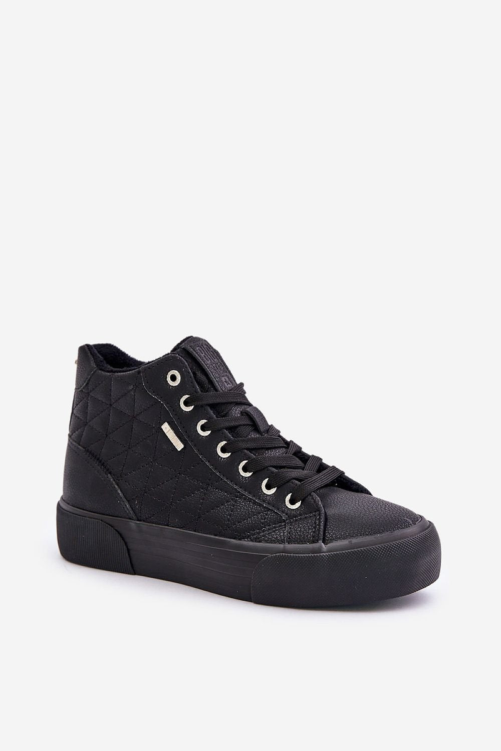 High Top Eco Leather Sneakers