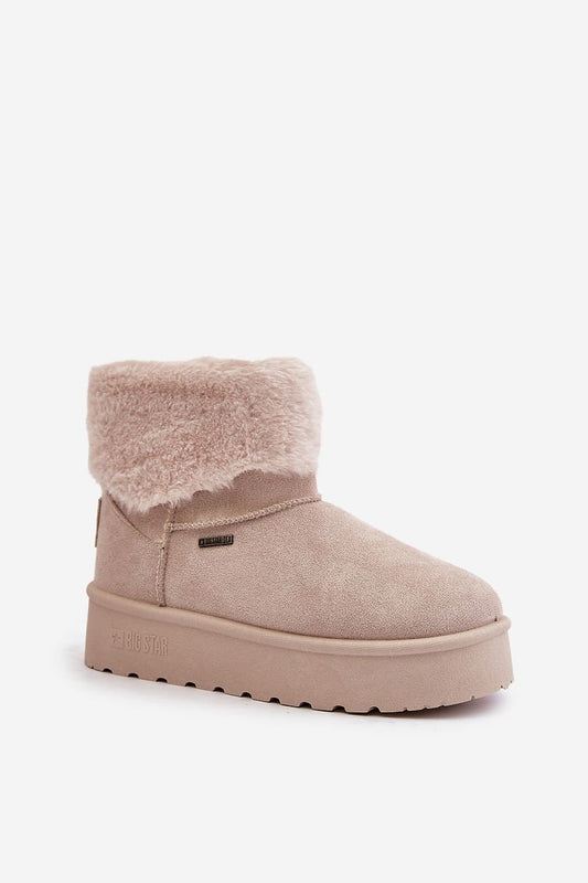 Midi Slip-On Fur Snow Boots