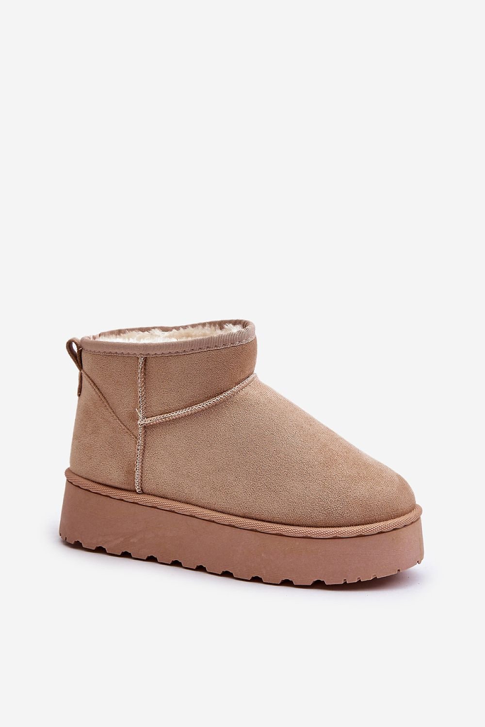 Low Upper Slip-On Snow Boots