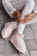 Low Upper Slip-On Snow Boots