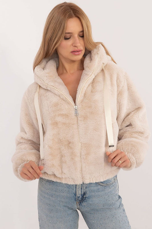 Teddy Fur Hooded Jacket