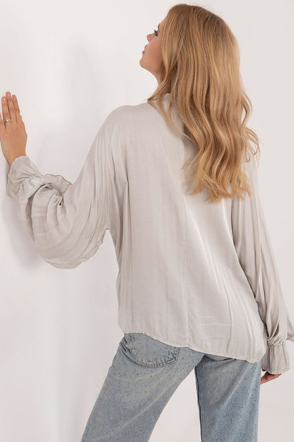 Striking Ruffle Long Sleeve Shirt