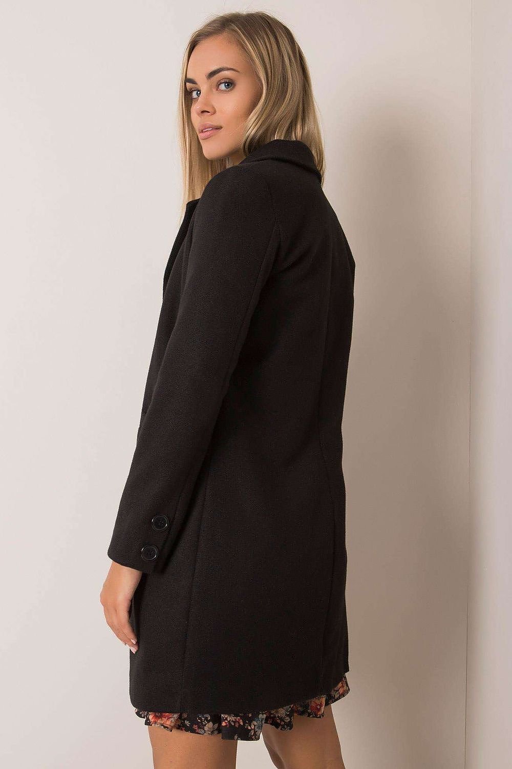 Single-Breasted Mid-Length Coat