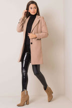 Single-Breasted Mid-Length Coat