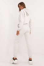 Hoodie & Sweatpants Outfit Set Ivory
