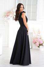  Long dress model 202376 Bicotone 