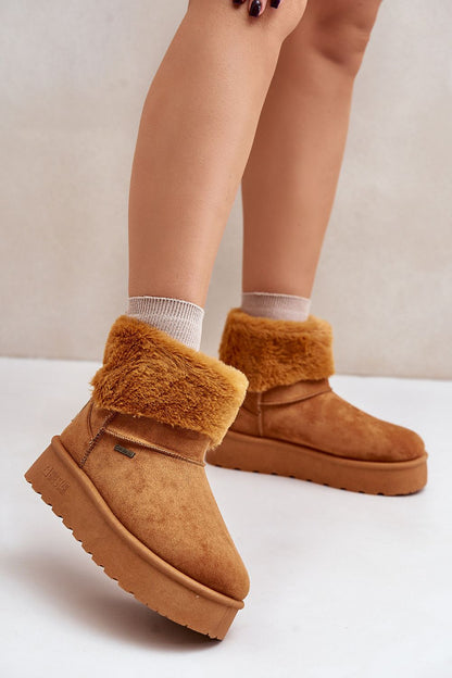 Midi Slip-On Fur Snow Boots