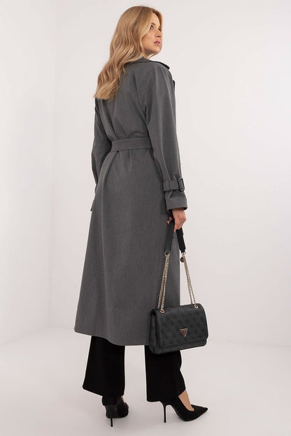 Dark Grey Lightweight Trench Coat