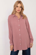 Buff Sleeves Cotton Shirt