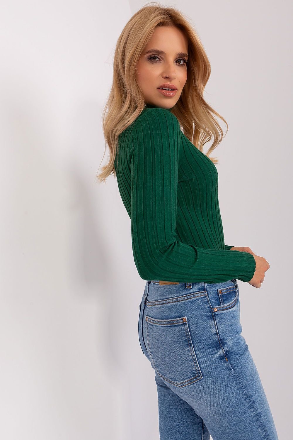 Turtleneck Sweater in Green