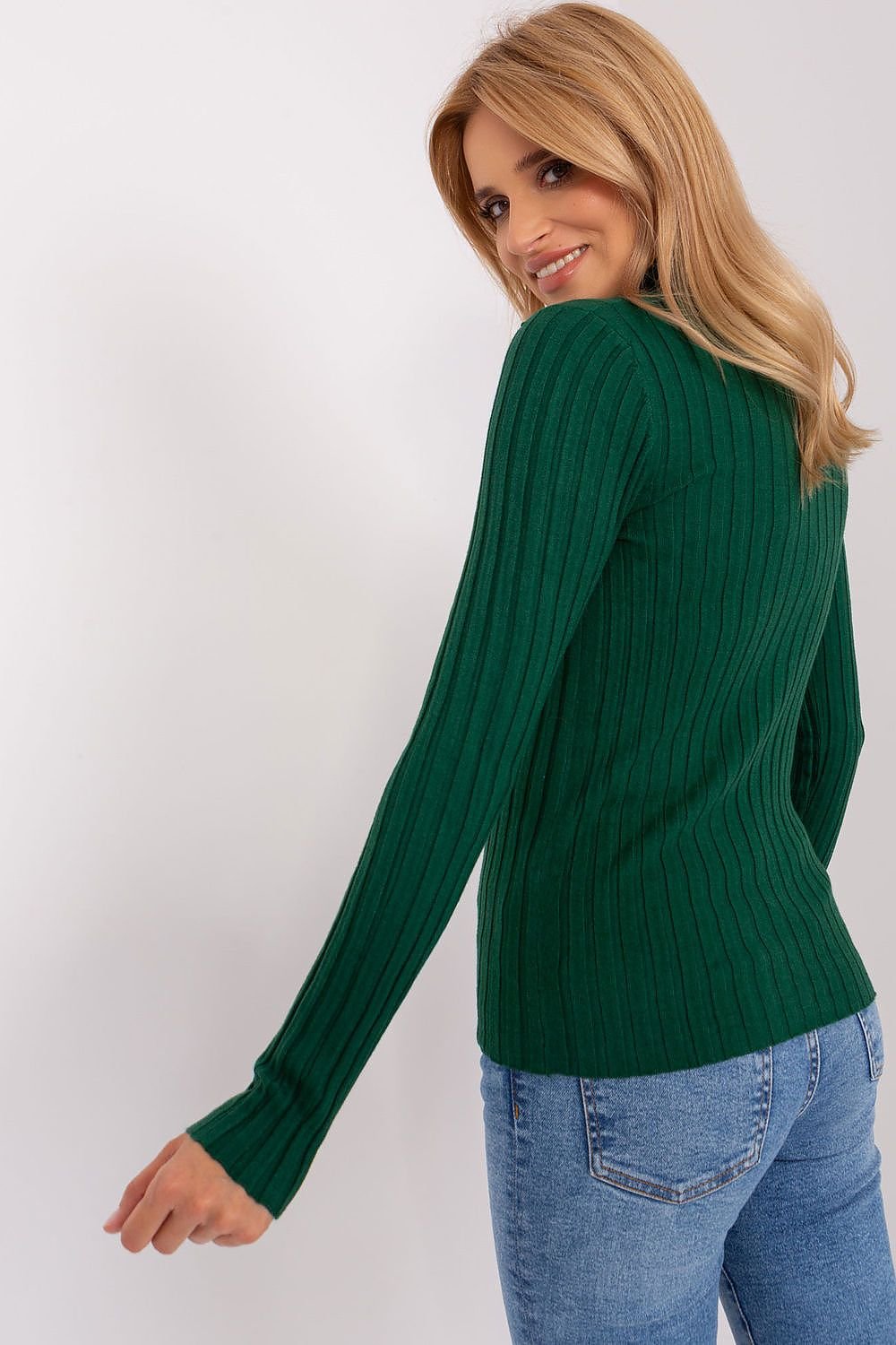 Turtleneck Sweater in Green