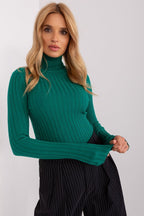 Turtleneck Sweater in Green