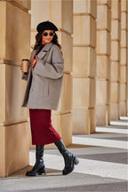 The Camila Jacket Off Grey