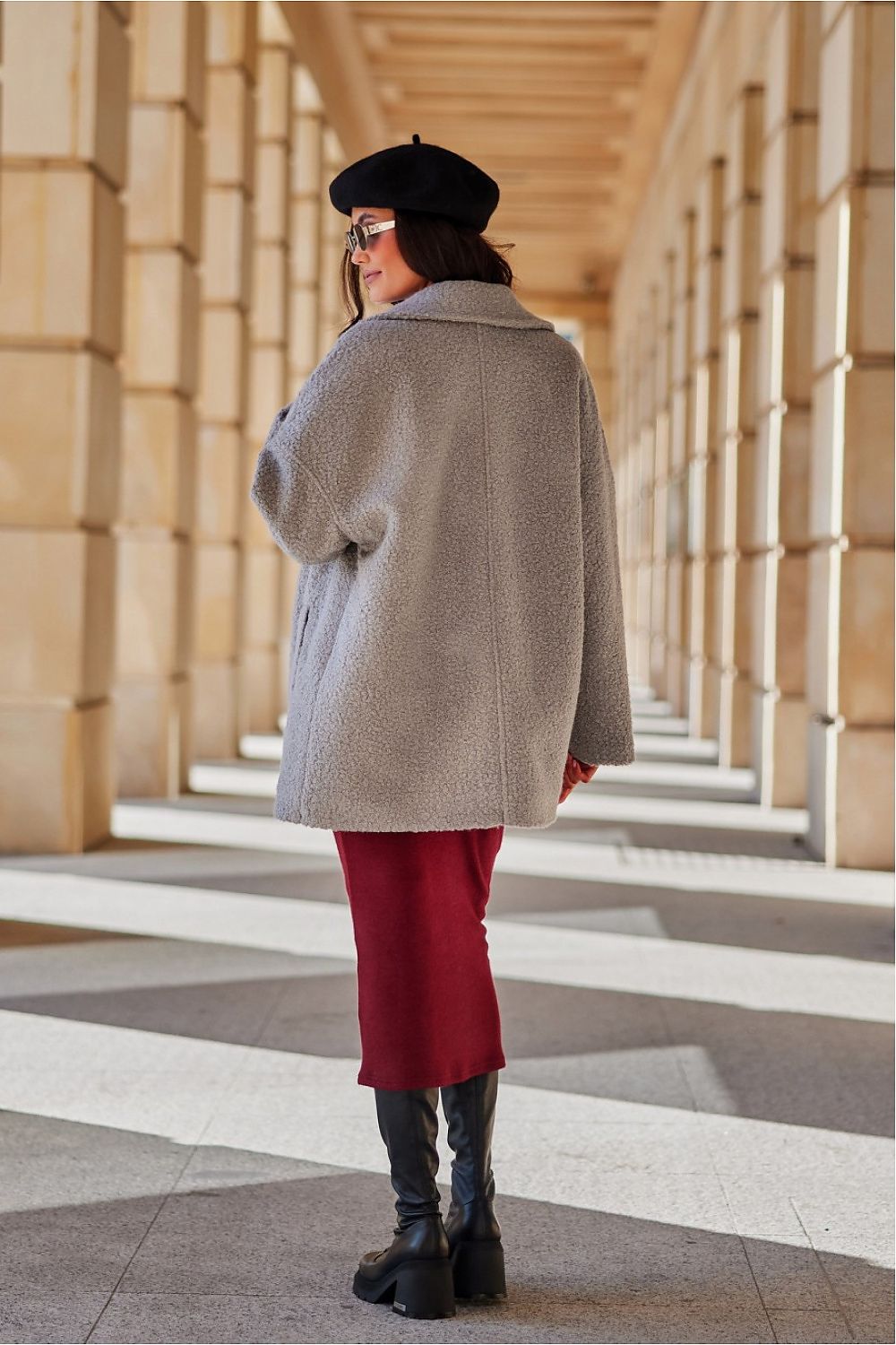 The Camila Jacket Off Grey