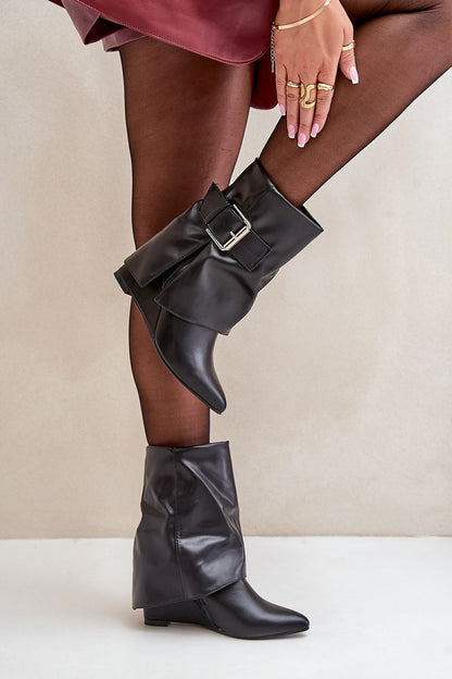 Pointed Toe Buskin Boots