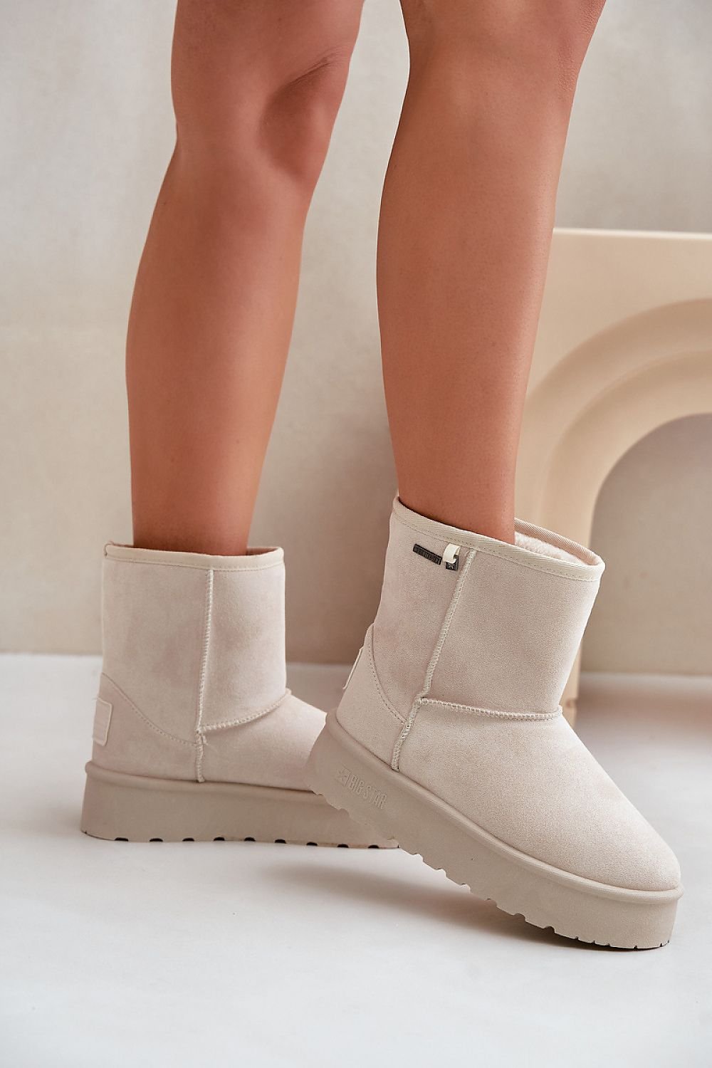 Mid Rise Slip-On Snow Boots